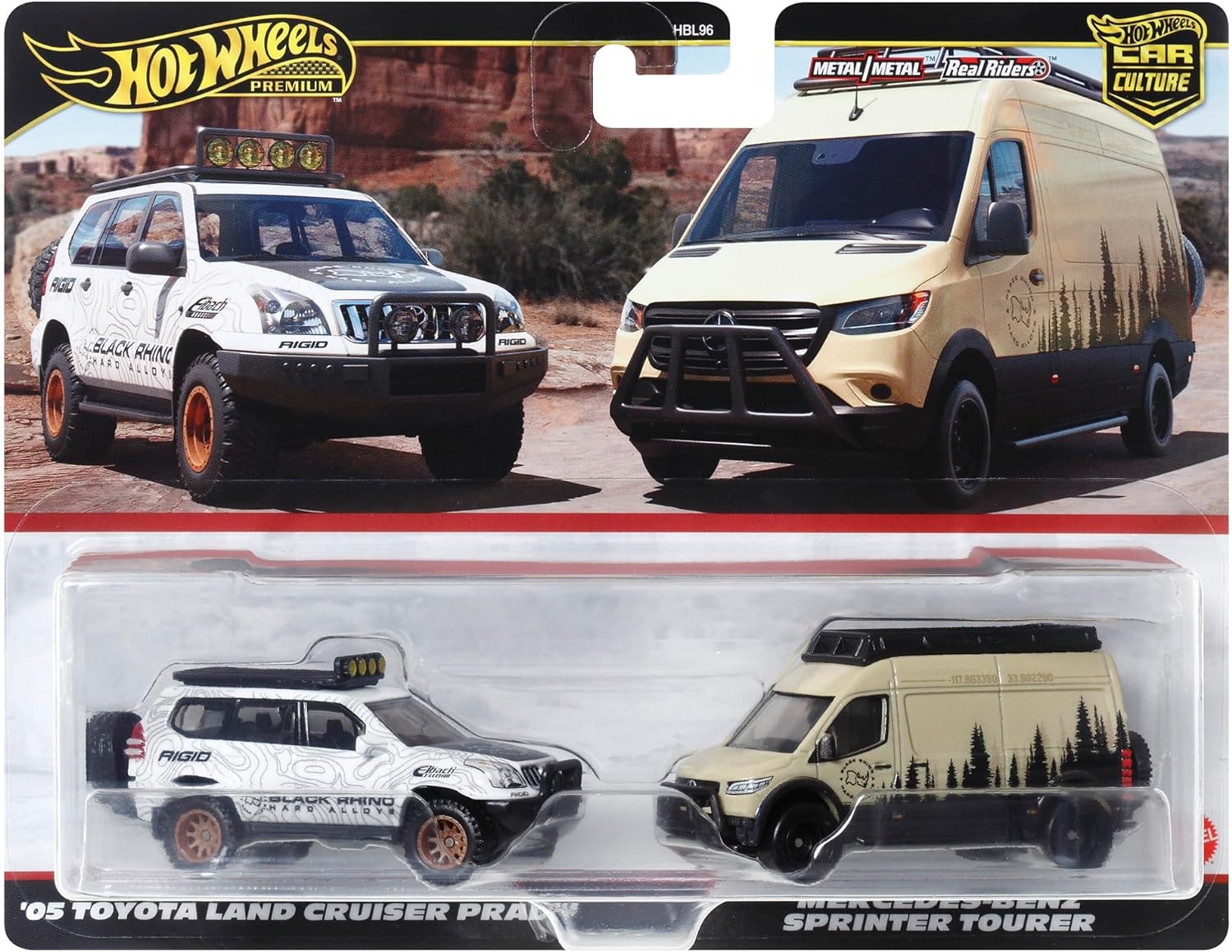 ホットウィール(Hot Wheels) プレミアム 2パック メルセデス・ベンツ