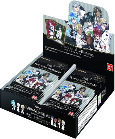 BOX】ディズニーツイステッドワンダーランド メタルカードコレクション
