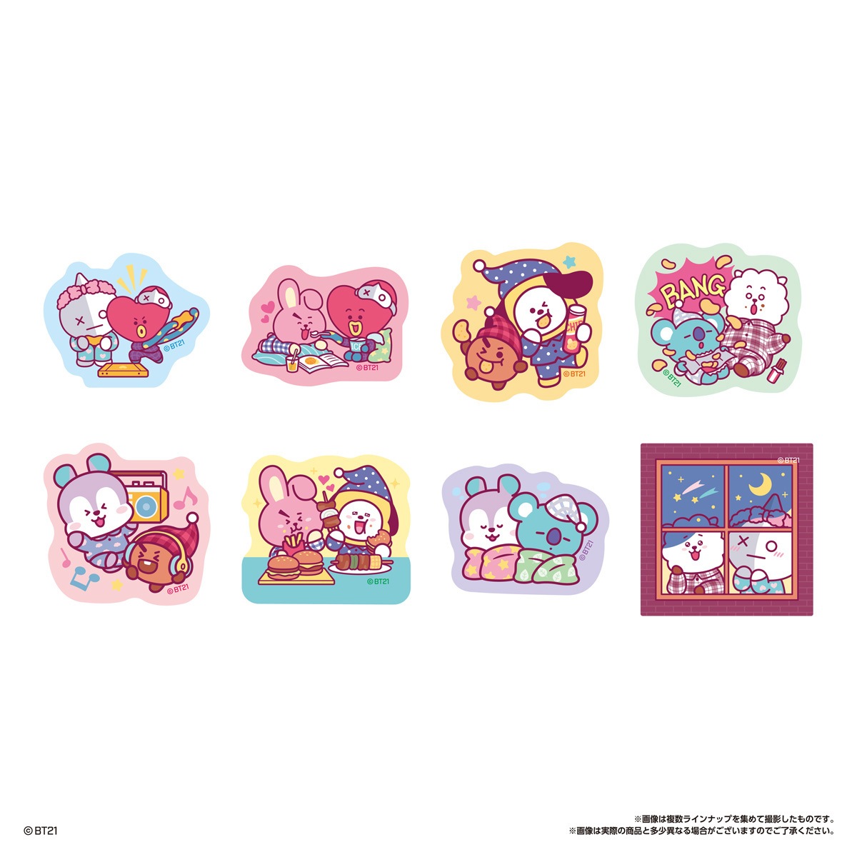 2026年7月発売 予約商品】【BOX】BT21 ダイカットステッカー付き