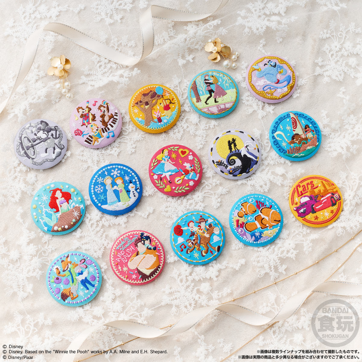2026年12月発売 予約商品】【BOX】Disney Characters 刺繍缶バッジ
