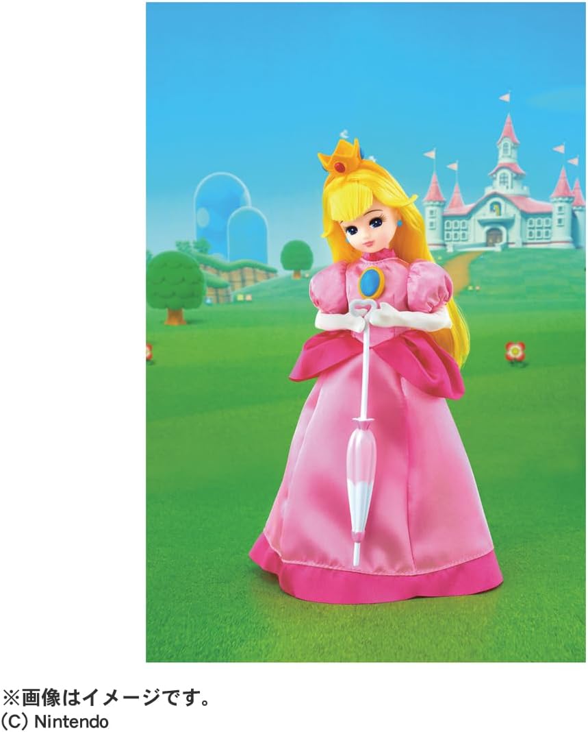 スーパーマリオ リカちゃん ピーチ姫スタイル 「リカちゃん