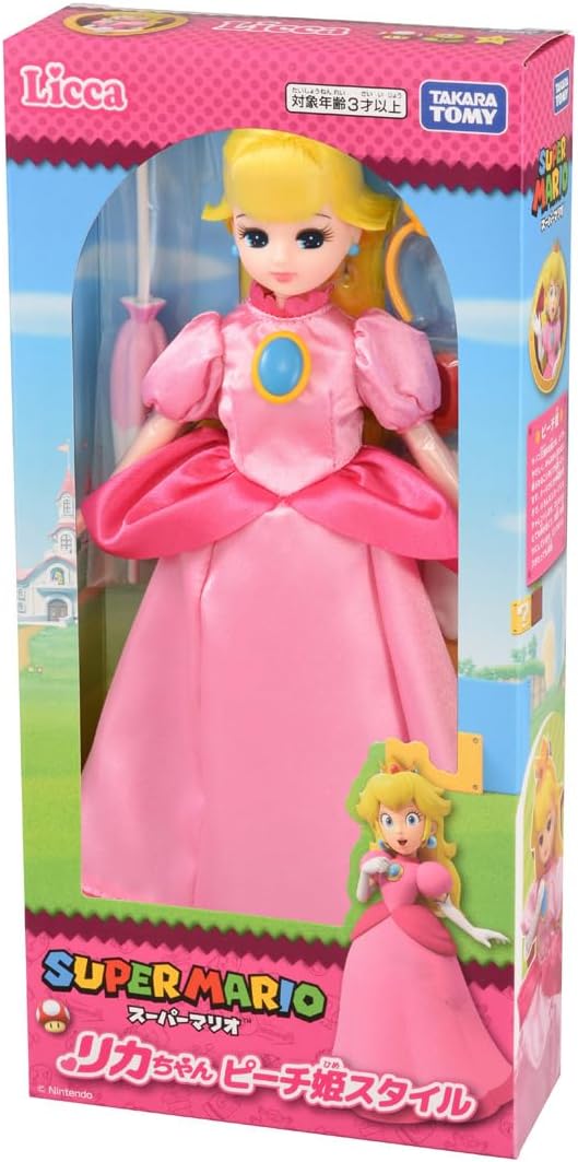 スーパーマリオ リカちゃん ピーチ姫スタイル 「リカちゃん