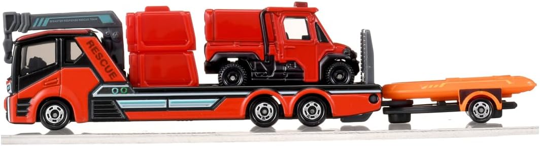 モリタ 小型オフロード消防車 レッドレディバグ ＆ 搬送車 「トミカ No