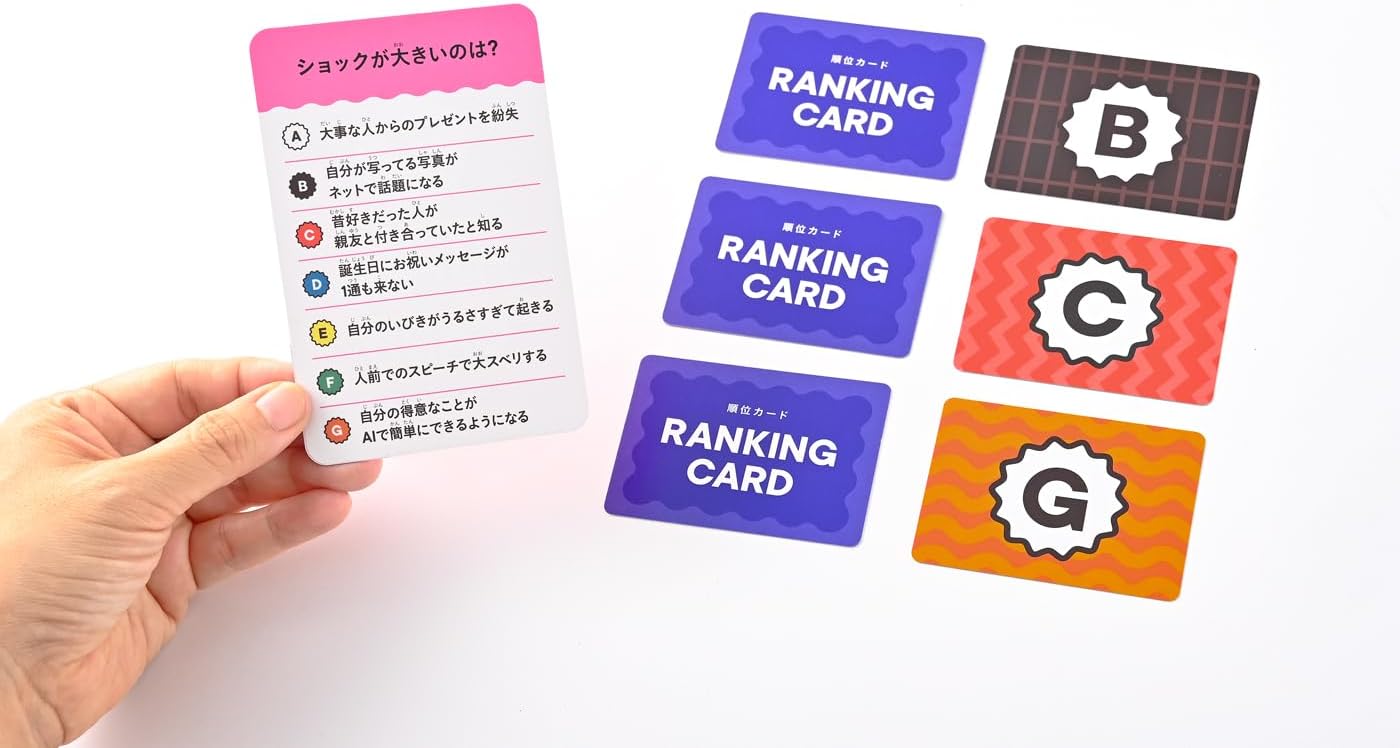 サンレンタンDEEP 価値観を3位まで当てるゲーム ☆ボドゲまとめ買い（3