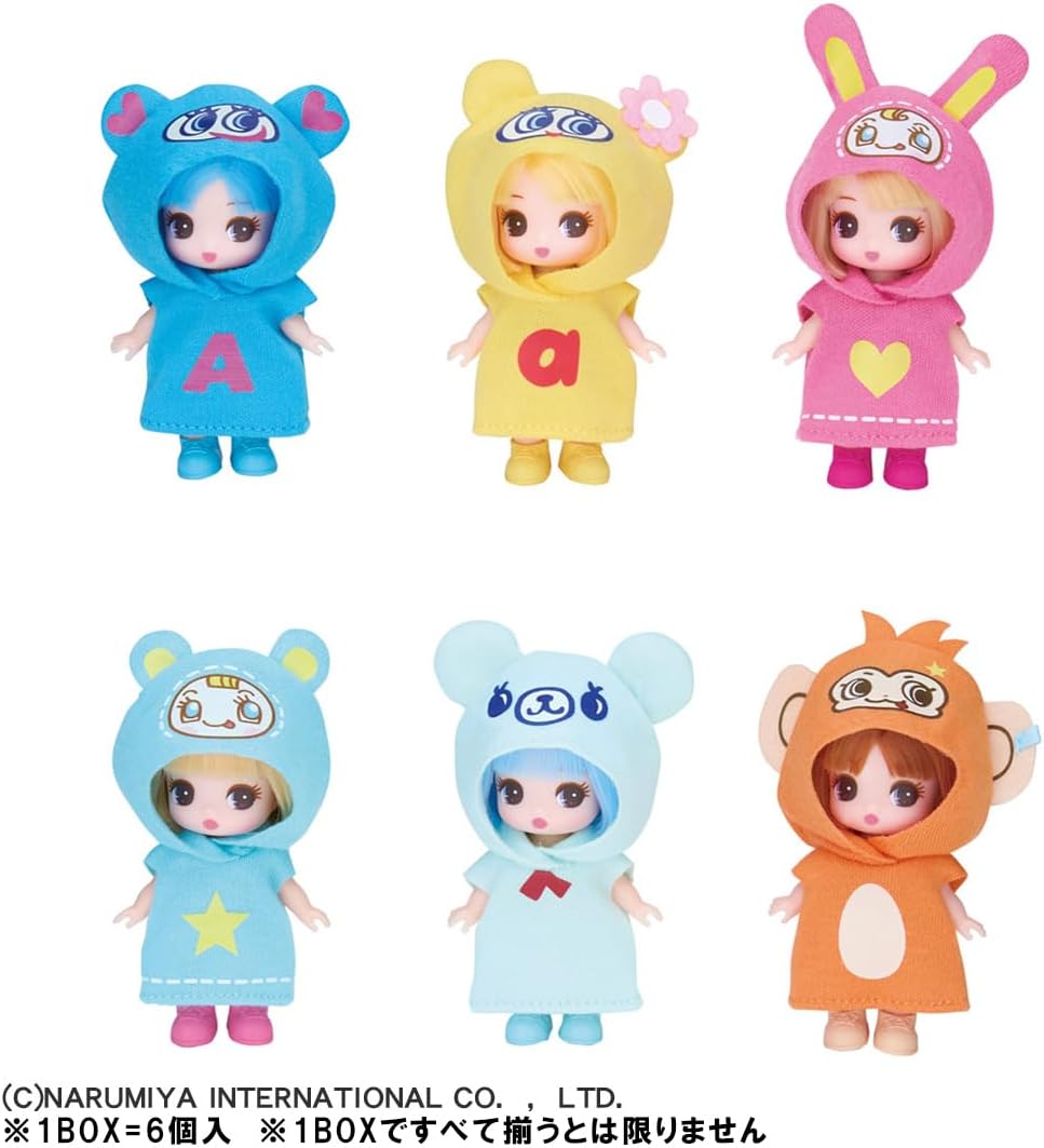 タカラトミー ぷちリカちゃん ナルミヤキャラクターズコレクション コンプ BOX】ぷちリカちゃん ナルミヤキャラクターズコレクション 1box6個
