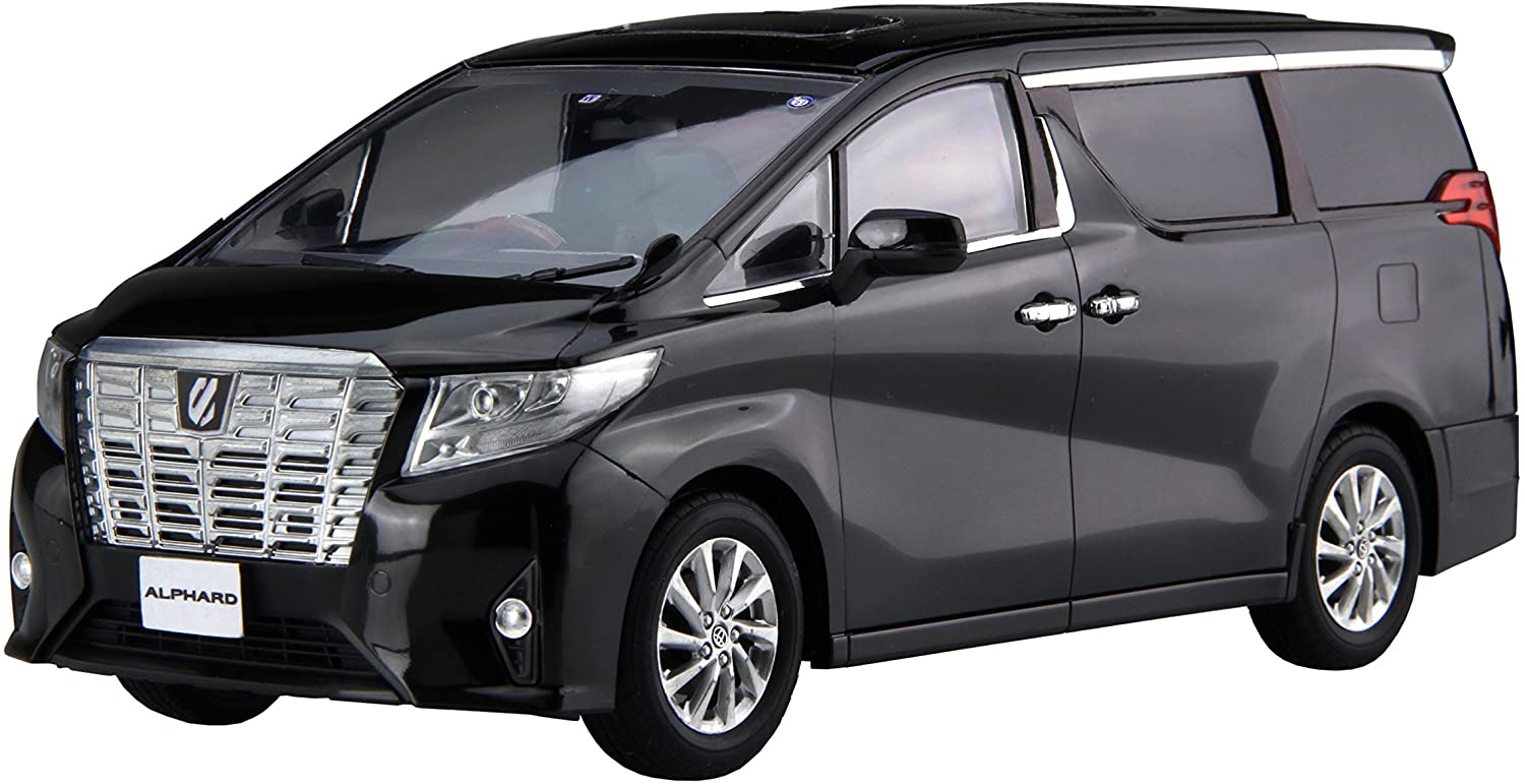 1/24新型アルファード・ブラック（カスタム品） 1/24 車NEXTシリーズ No.7 トヨタ アルファード GF3.5L(ブラック