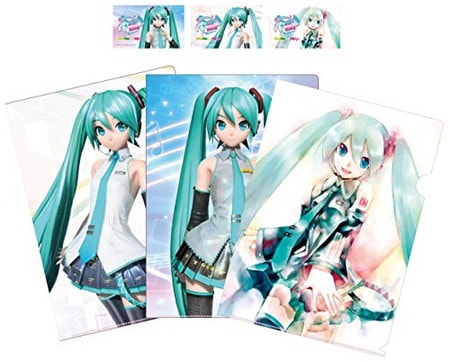 100枚セット】NewDays×初音ミク A4クリアファイル&ステッカー