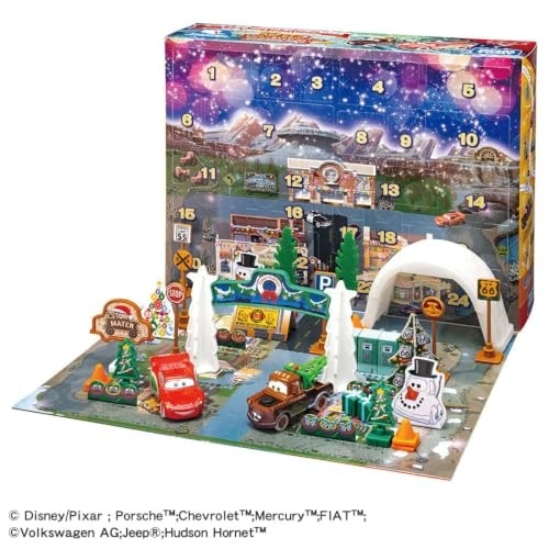 ディズニー2026年　クリスマス　トミカ　8台 2026年9月26日発売 予約商品】ディズニー カーズ トミカ アドベント