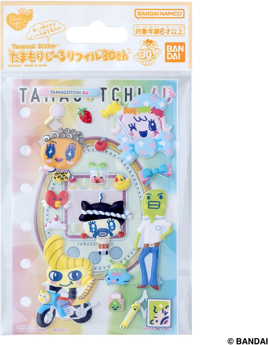 2026年7月11日発売 予約商品】たまもりしーるリフィル30th TAMAGOTCHI