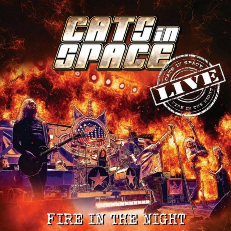 CATS IN SPACE - Fire in the Night : Live (Deluxe 2CD Digi)