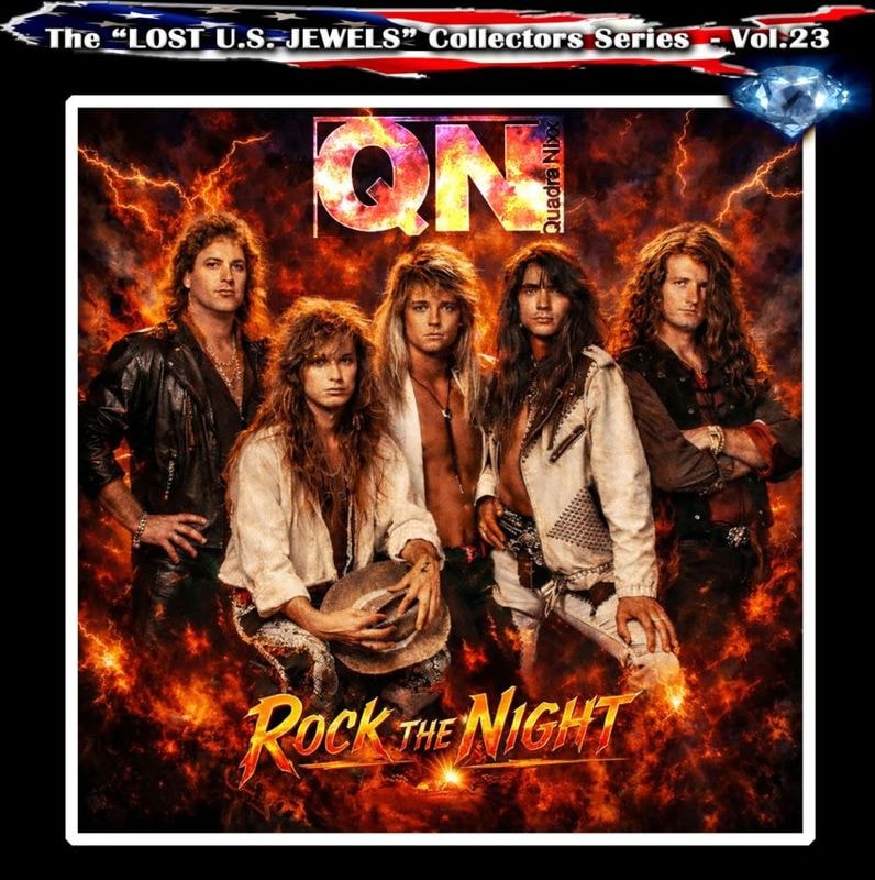 ぷっくりハートたぐ　ジャンクロックNo.879 QUADRA NIXX - Rock the Night | ハードロック | | BEYOND BATTLE RECORDS