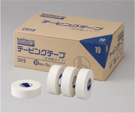 テーピングテープ Cタイプ〈固定用テープ〉 19mm 24巻入 | テーピング
