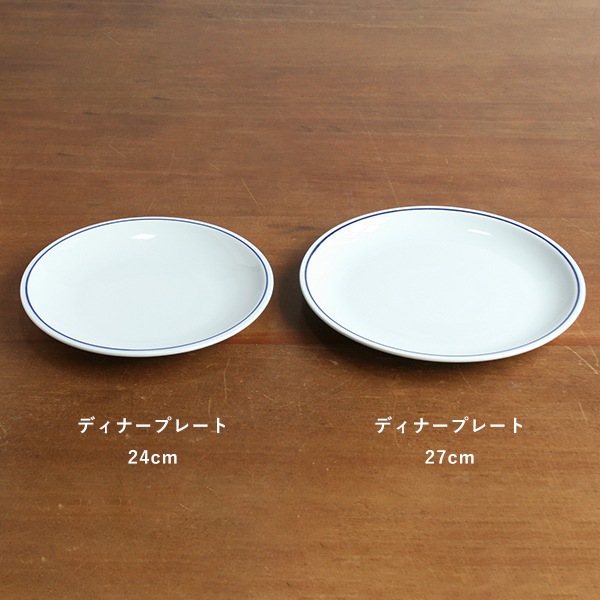 Saturnia ローマブルーライン ラウンドプレート | B・B・B POTTERS