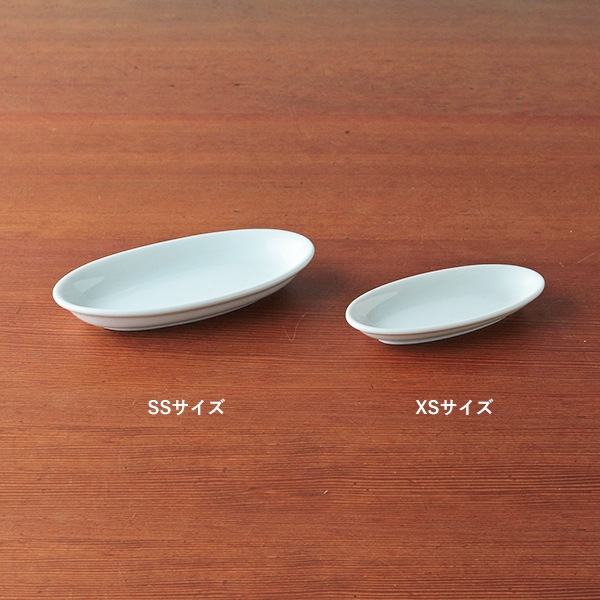 石木文　love birds　スワン　深皿　オーバル 白いオーバル皿 | B・B・B POTTERS ONLINE STORE（スリービー
