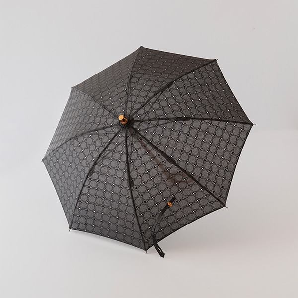 bonbonstore 日傘　サークルドット　ブラック Bon Bon Store ドットエンブロイダリー日傘 | B・B・B POTTERS ONLINE