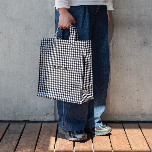 TEMBEA PAPER TOTE MEDIUM RED・BROWN | B・B・B POTTERS ONLINE STORE