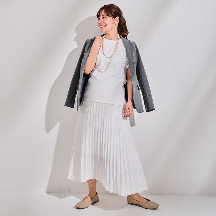 ワコールマタニティ ロング丈プリーツスカート 楽天市場】マタニティウェア スカート 通販 妊婦服 マタニティー
