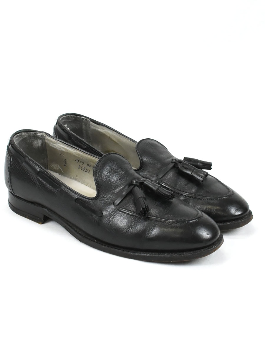 Alden #3659F カーフスキン タッセルローファー 黒 表記(10D)