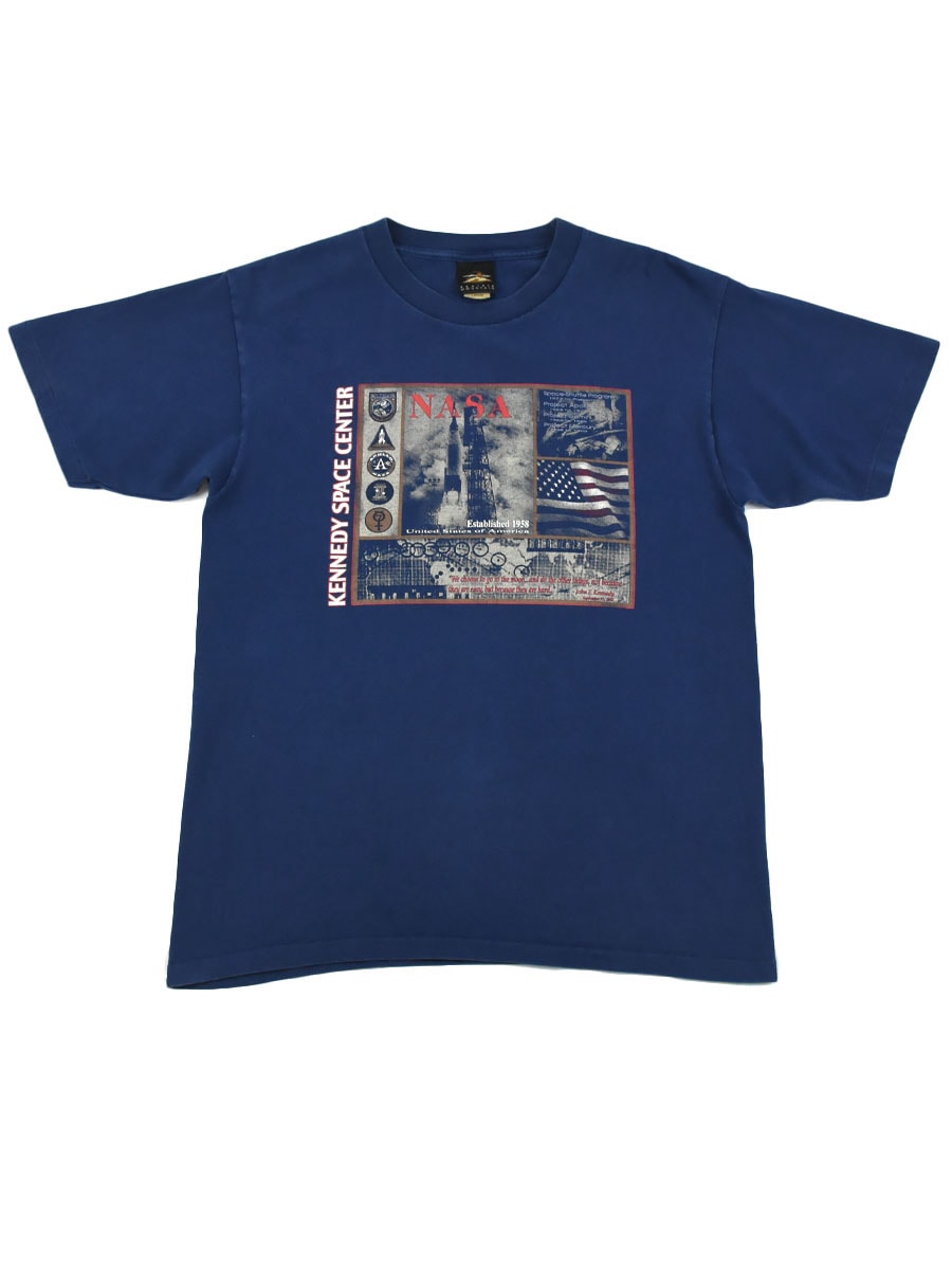 90's PRAIRIE MOUNTAIN ''NASA'' ケネディー宇宙センターTシャツ 表記(L) USA製