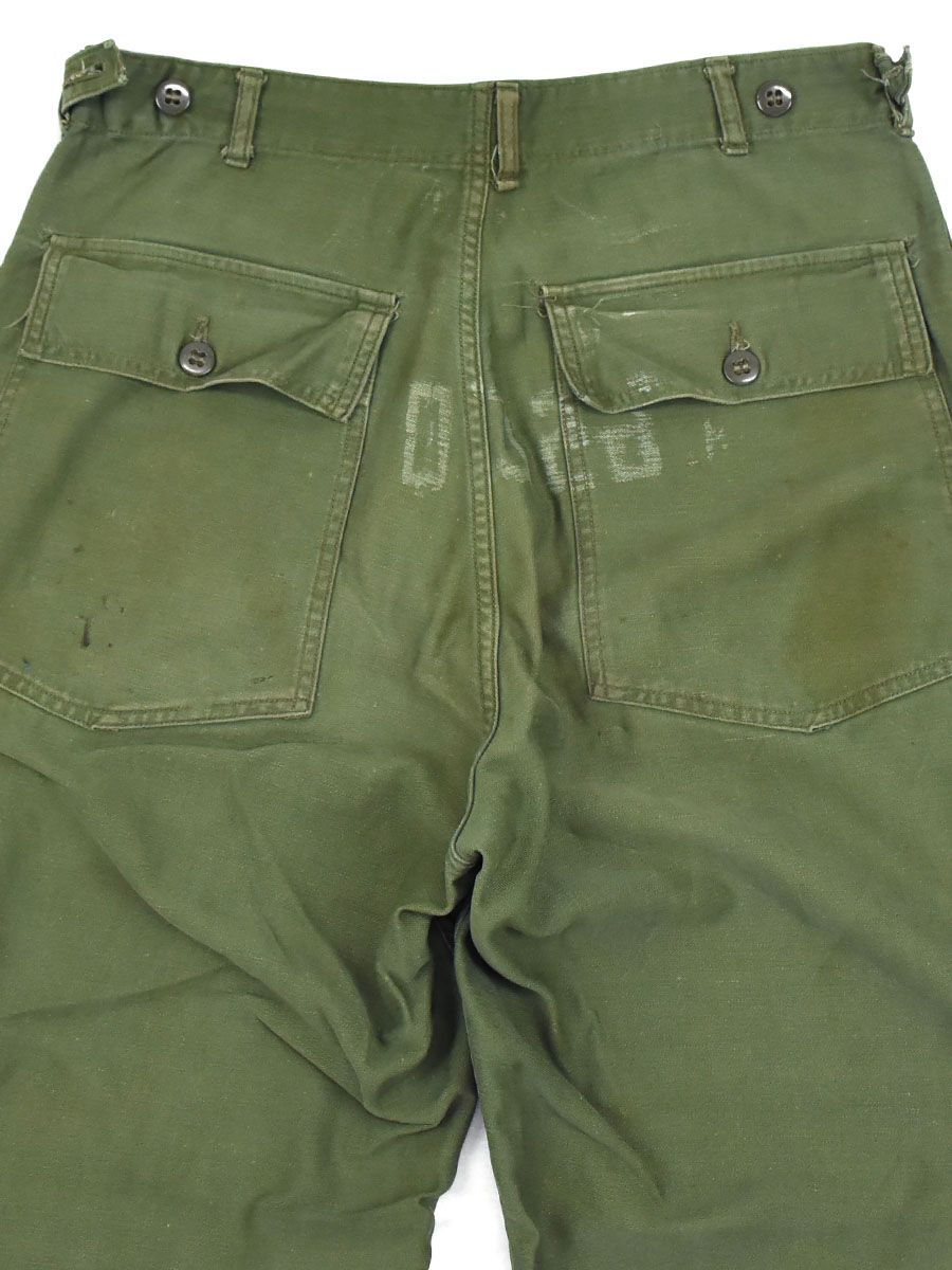 60's U.S.ARMY 初期 ベイカーパンツ 表記(MEDIUM) ステンシル
