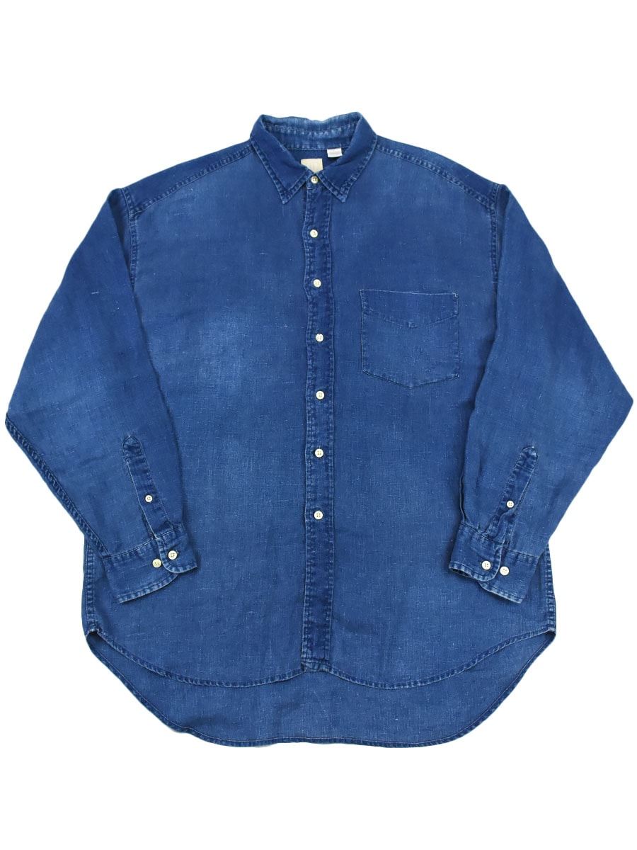 90's～ OLD GAP 100%リネン デニムシャツ 表記(L) | SOLD
