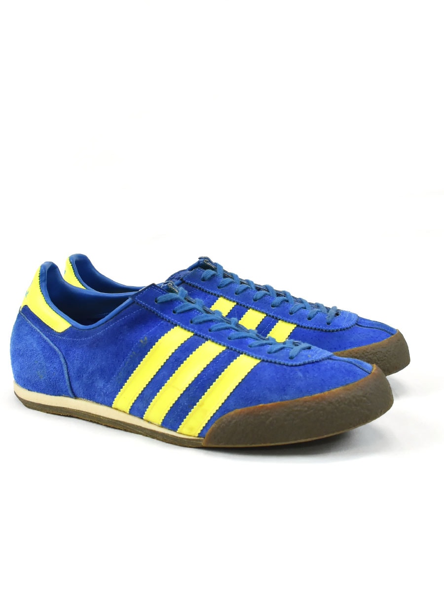 80's adidas ''SPECIAL'' West Germany製 表記(9 1/2) ブルー×アシッドイエロー