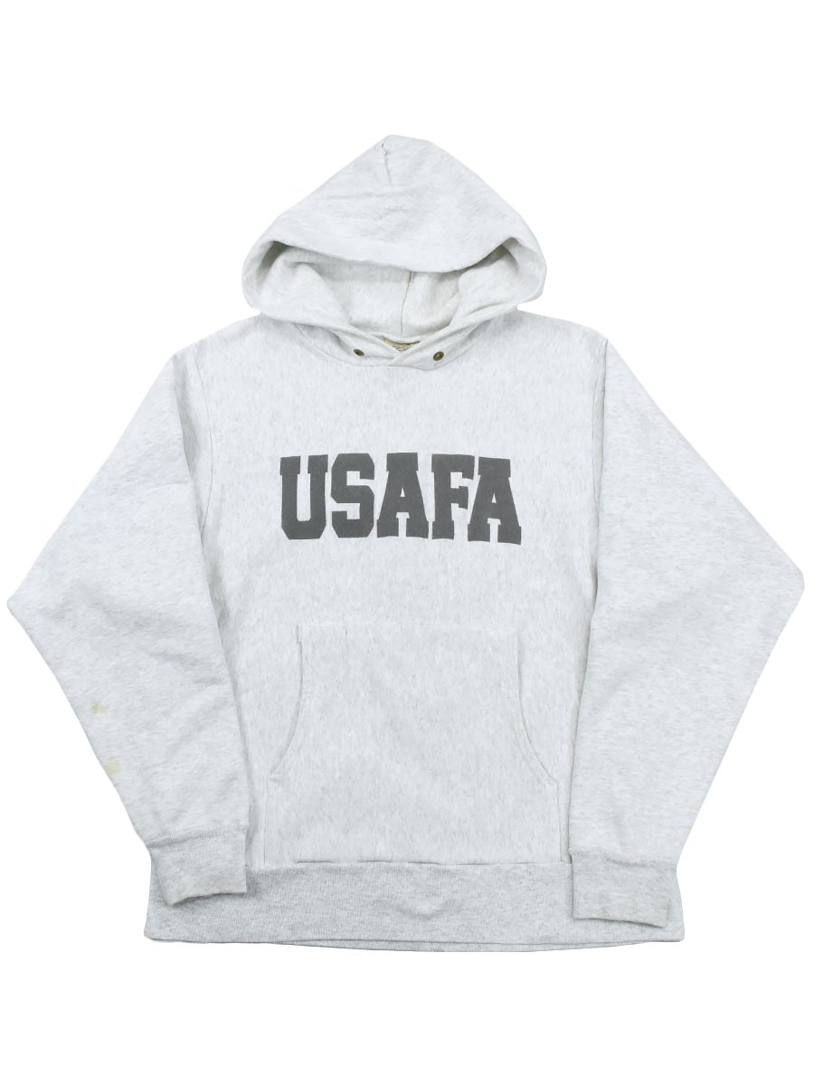 90's USAFA リフレクタープリント スウェットパーカ 表記(L) USA製