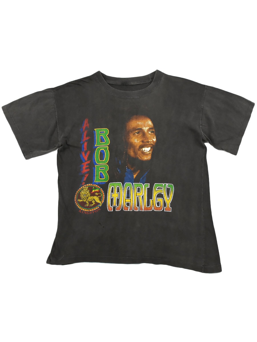 90's ''BOB MARLEY'' フォトTシャツ 実寸(M位)