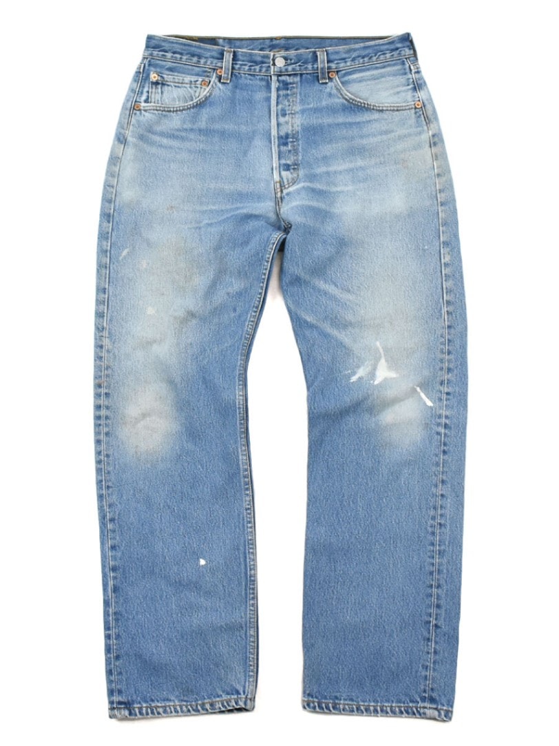 90's Levi's 501 デニムパンツ 薄ヒゲペンキ 表記(34x30) USA製