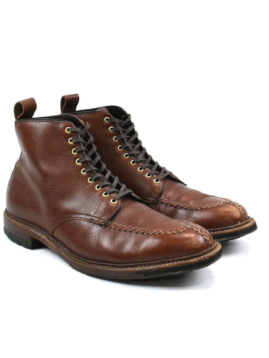 Alden x Unionmade #40292C Brown Alpine Grain Norwegian Split Toe Boot 表記(10D)