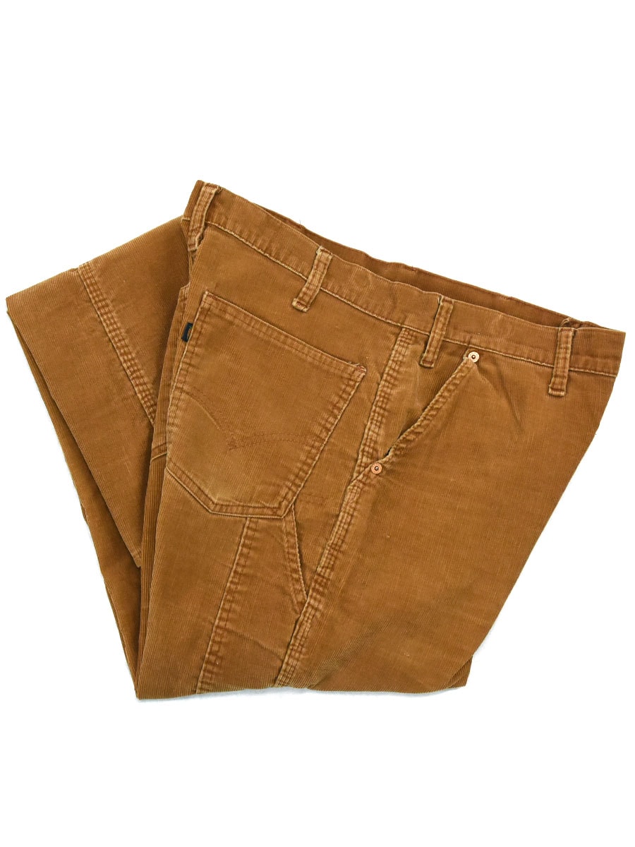 70's Levi's Fresh Produce ニンジンタグ コーデュロイフレアパンツ 実寸(33x32)