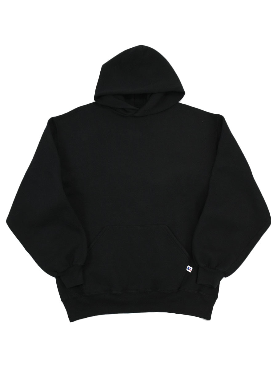 90's RUSSELL ATHLETIC 無地スウェットパーカ 表記(L) USA製 黒