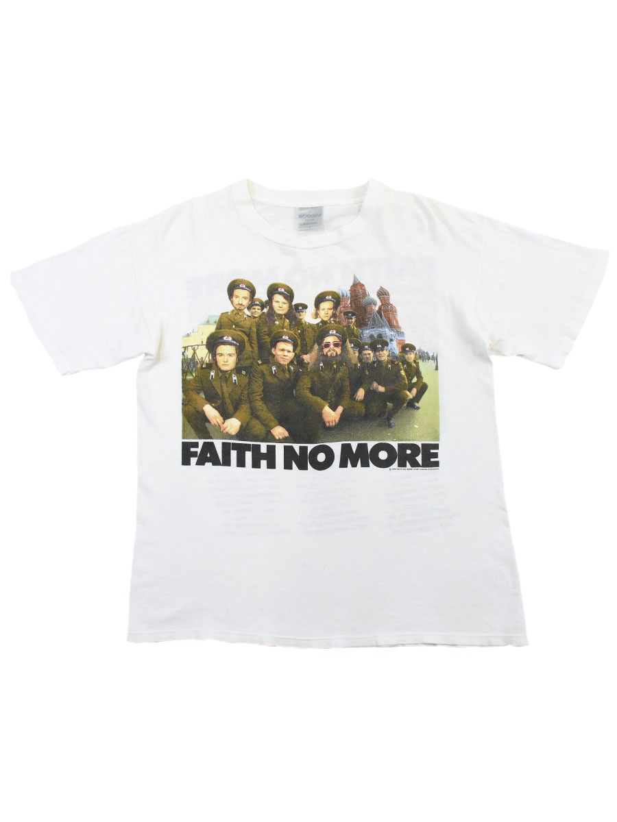 80s 90s FAITH NO MORE ロックバンド　ワールドツアーTシャツ 80s 90s FAITH NO MORE ロックバンド ワールドツアーTシャツ 80