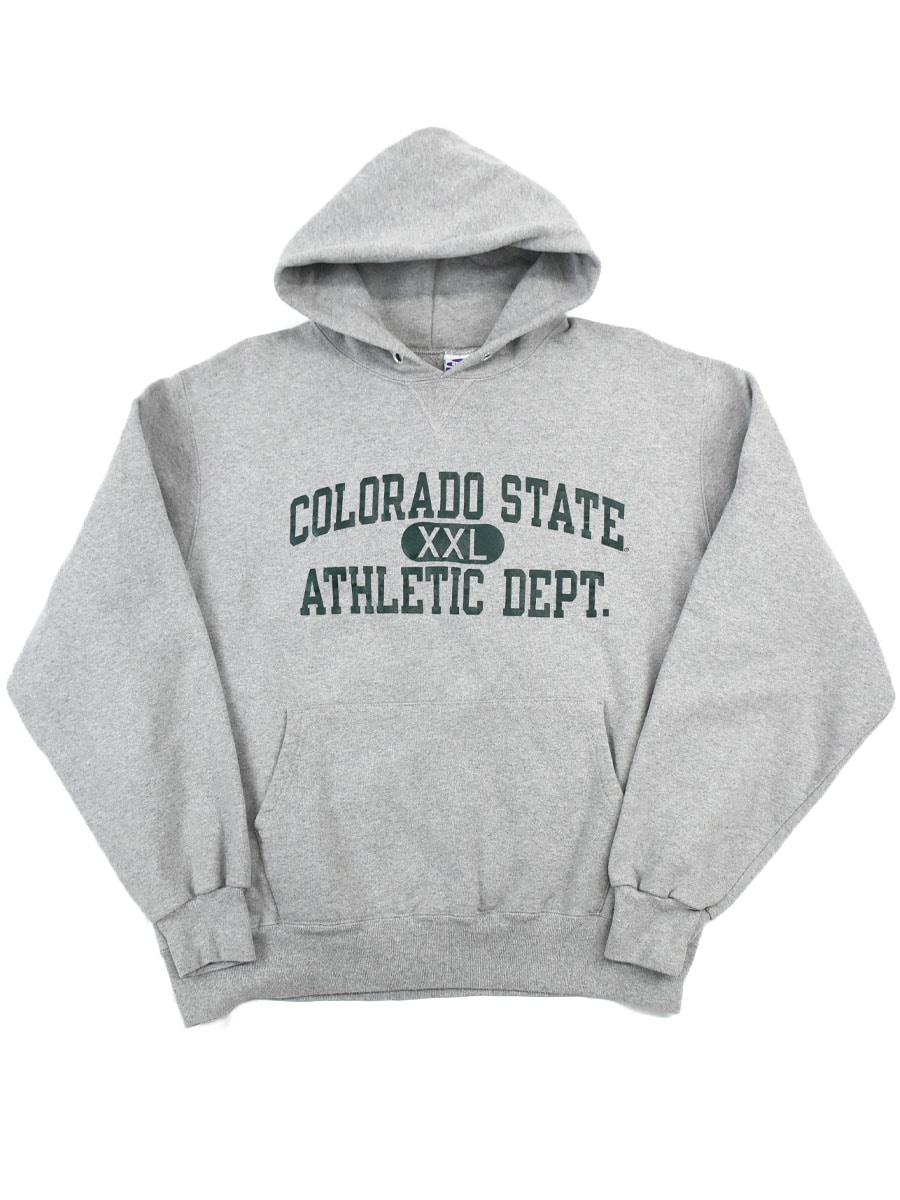90's チャンピオン ''COLORADO STATE ATHLETIC DEPT.'' 前V スウェットパーカ 表記(XL) USA製