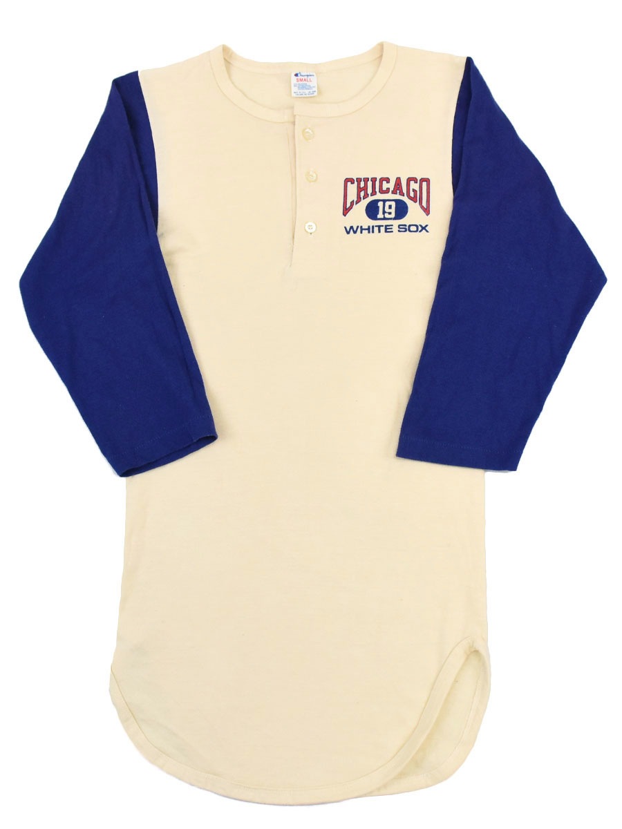 チャンピオン トリコタグ ベースボールシャツ M 80's チャンピオントリコタグ染み込みベースボールtシャツ