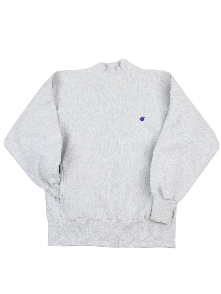 90's 刺繍タグ チャンピオンRW 無地 ポケ付き 表記(L) USA製