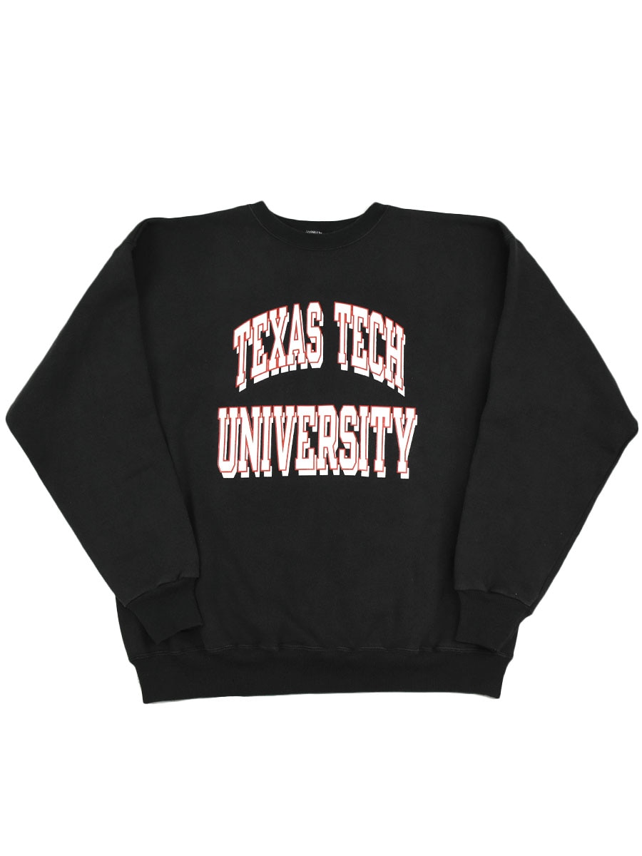 90's チャンピオン ''TEXAS TECH UNIVERSITY'' 表記(XL) USA製 黒