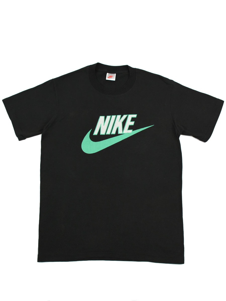 90's NIKE スウォッシュロゴTシャツ 表記(L) USA製