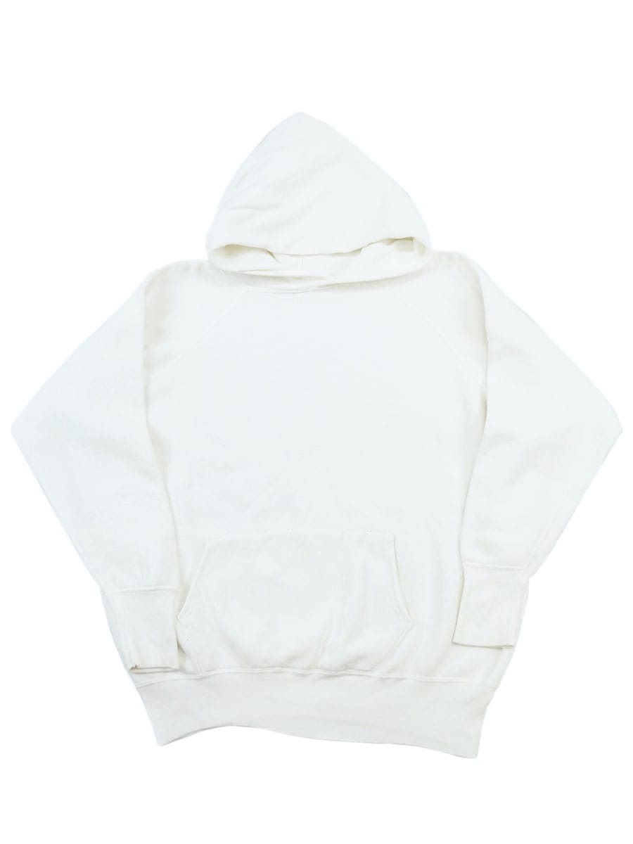 60's 無地スウェットパーカ ホワイト 実寸(L位) 良シルエット
