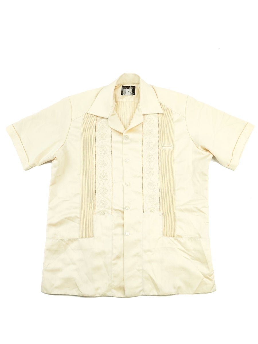 ZAVA  キューバシャツ エクルベージュ 実寸(M位)