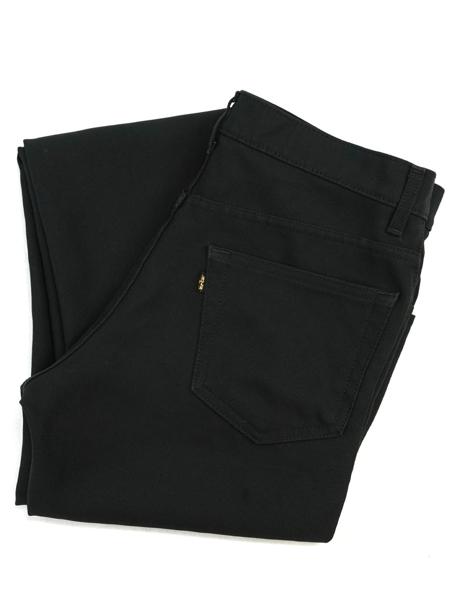 80's Levi's 517 ポリパンツ ブラック 実寸(33.5x31)