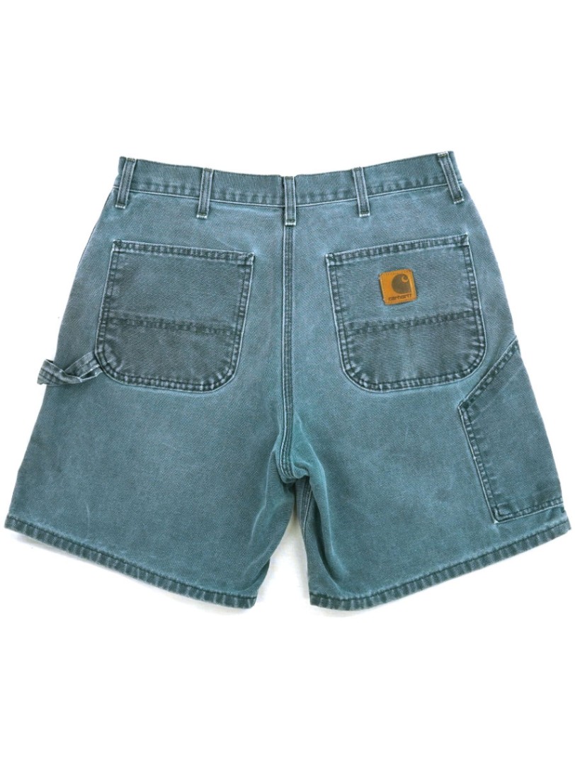 美品　カーハート　ダックショーツ　w34 carhartt カーハート ダック ショーツ ブラウンフェード ペンキ