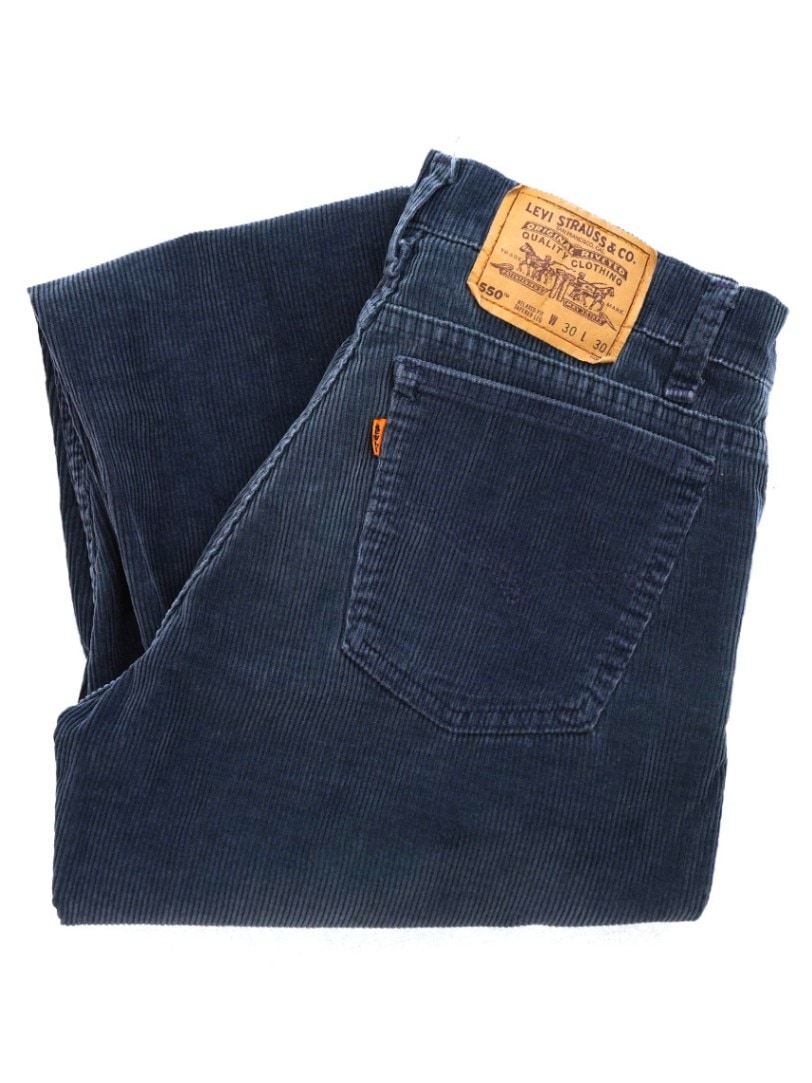 90's Levi's 550 太畝 コーデュロイパンツ 表記(30x30) USA製　