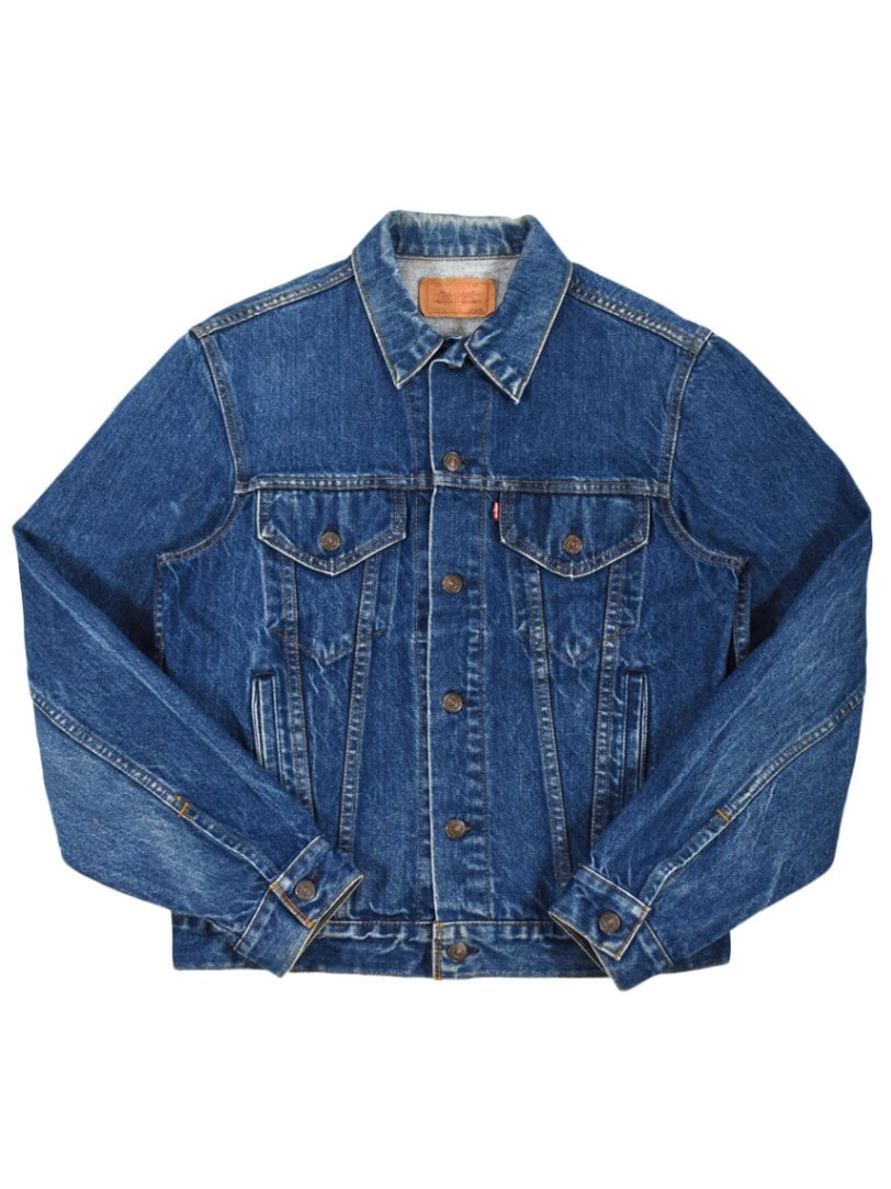 80's Levi's 71506 デニムジャケット 4ポケット 濃青 表記(42L) USA製