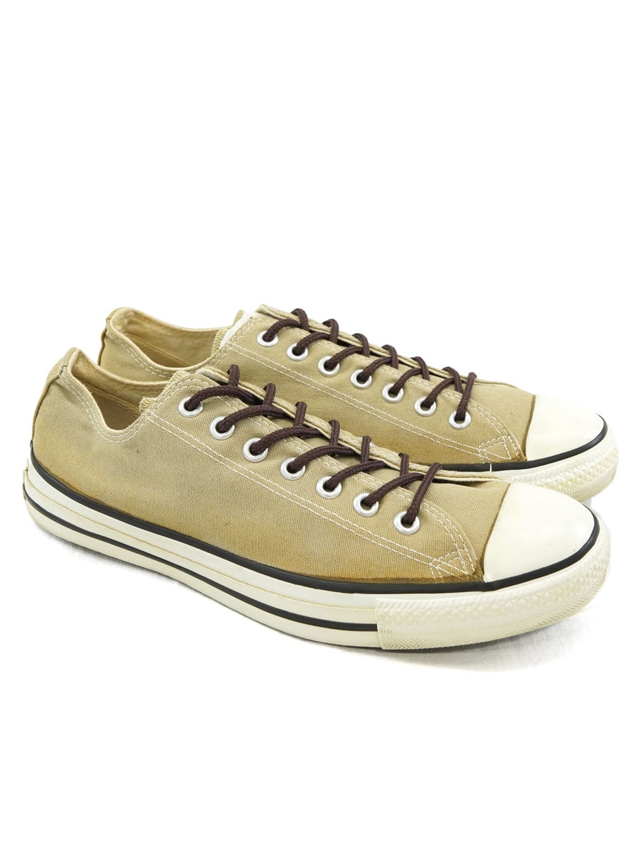 90's コンバース オールスターOX カーキタン 表記(9 1/2) USA製