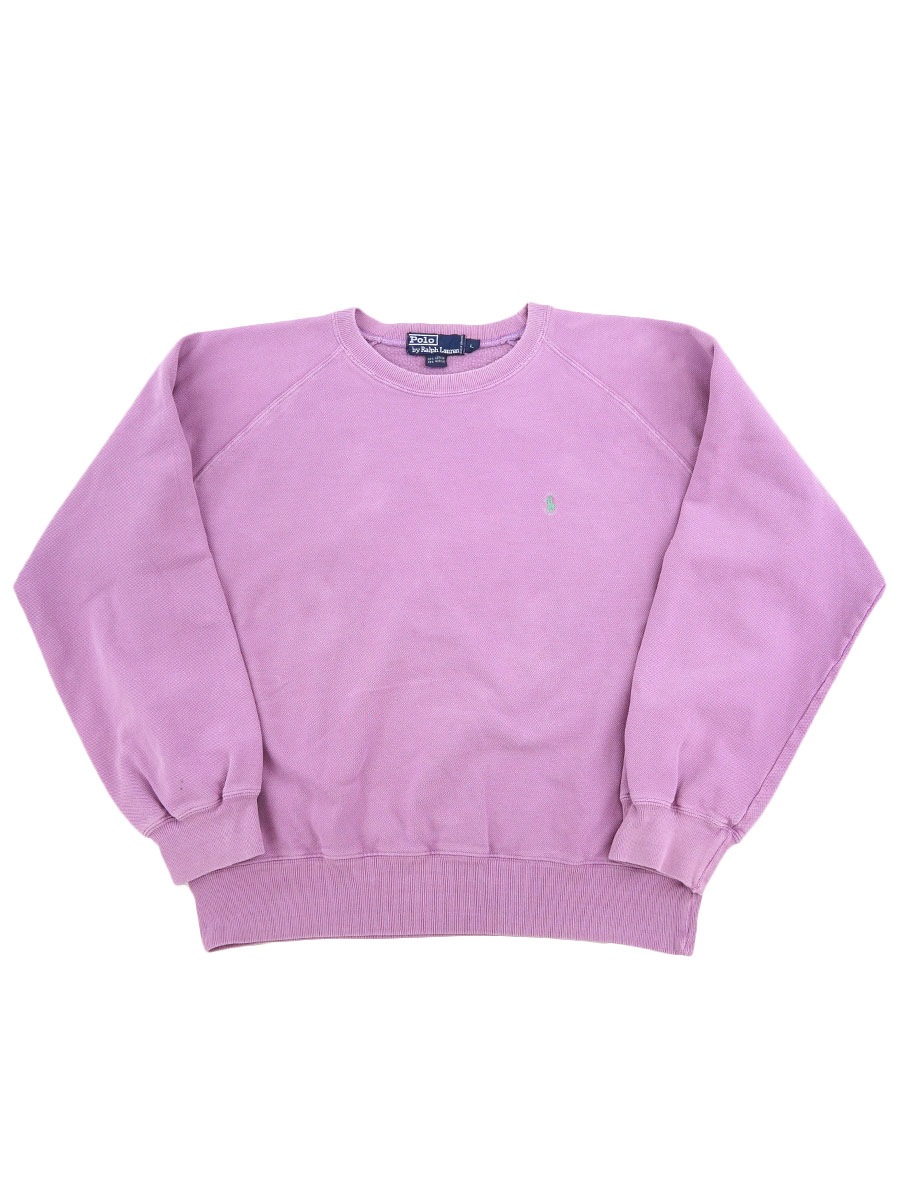 ラルフローレン ポニーマーク ワンポイント 鹿の子地 スウェット 表記