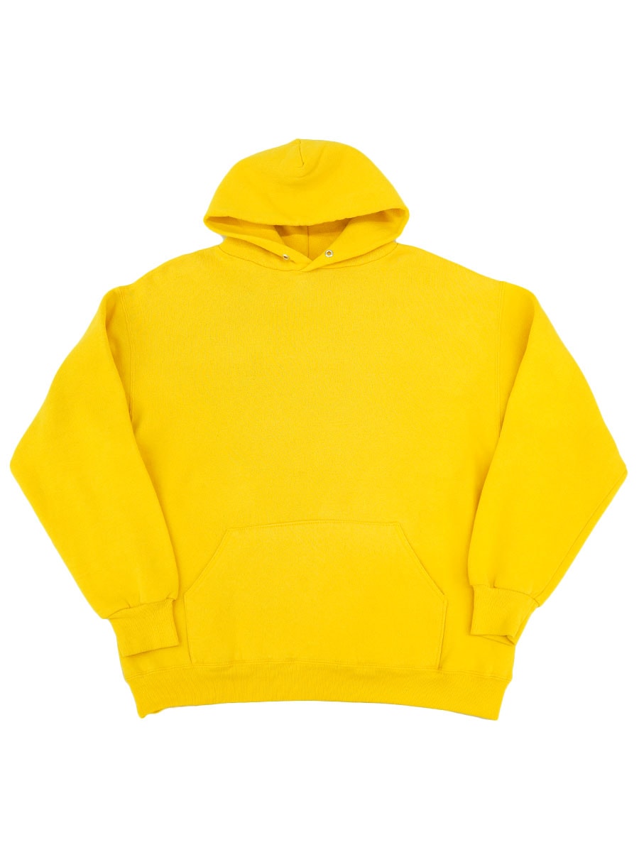 90's JERZEES 無地スウェットパーカ イエロー 表記(L) USA製