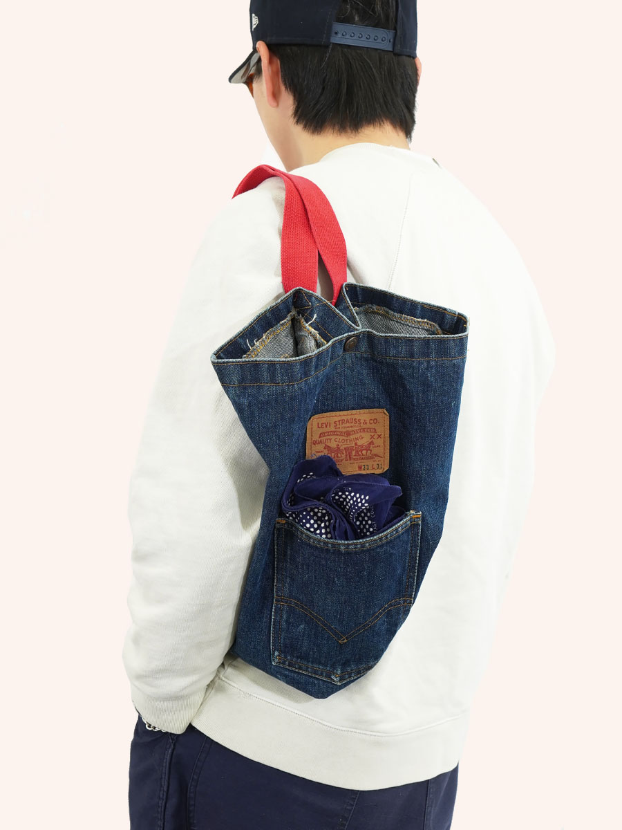 70's Levi's デニムバッグ　