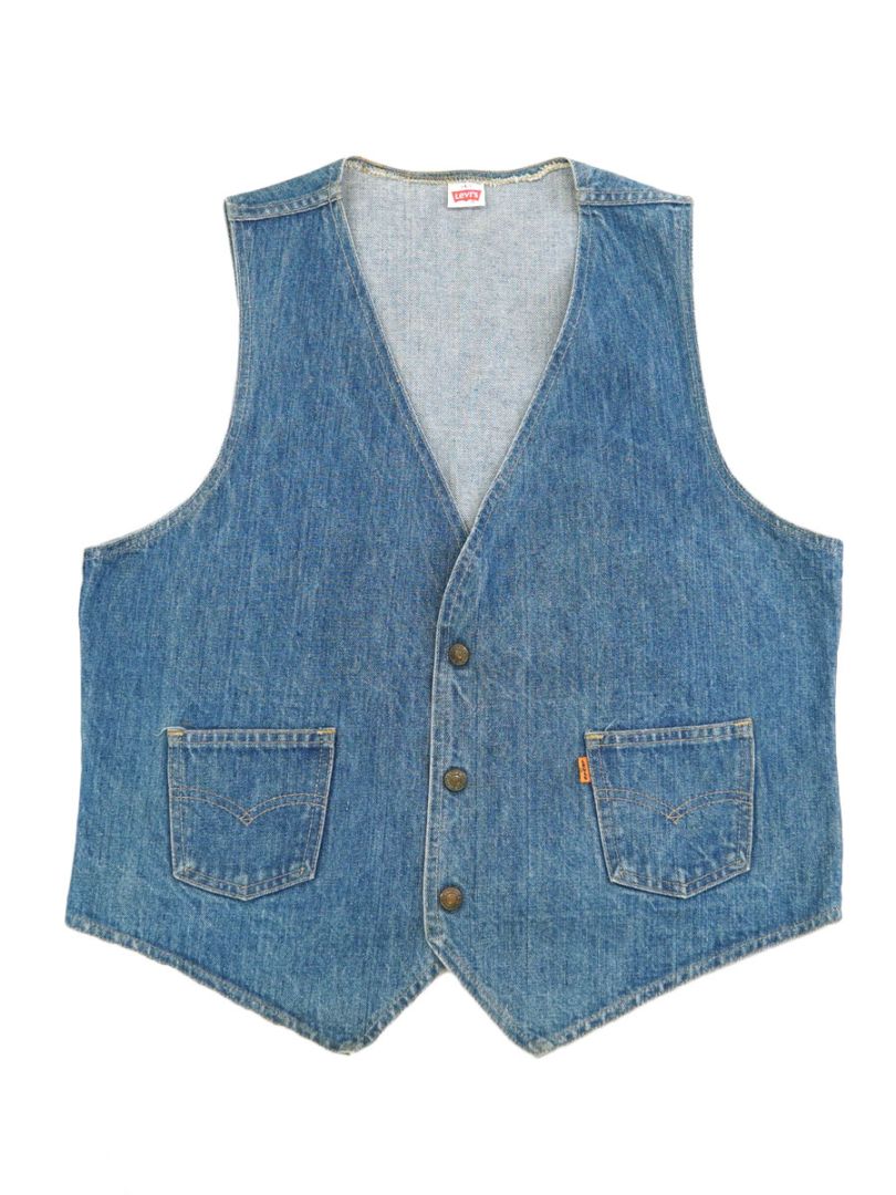 70's Levi's 60505 デニムベスト 表記(L)