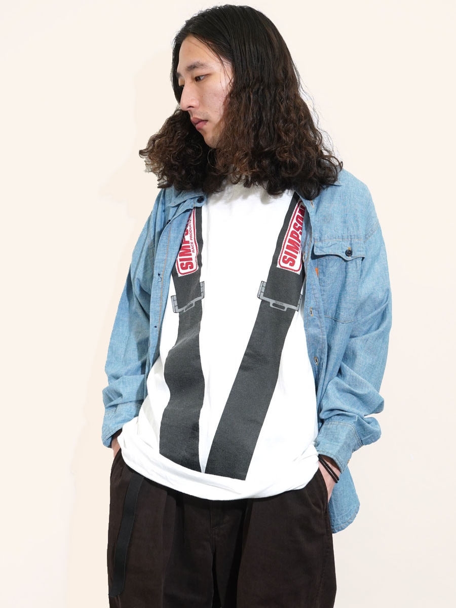 70's Levi's 100%コットン シャンブレーシャツ 表記(L)